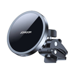 JOYROOM JR-ZS240 szellőzőr&aacute;csra helyezhető aut&oacute;s tart&oacute; Qi t&ouml;ltő funkci&oacute;val fekete